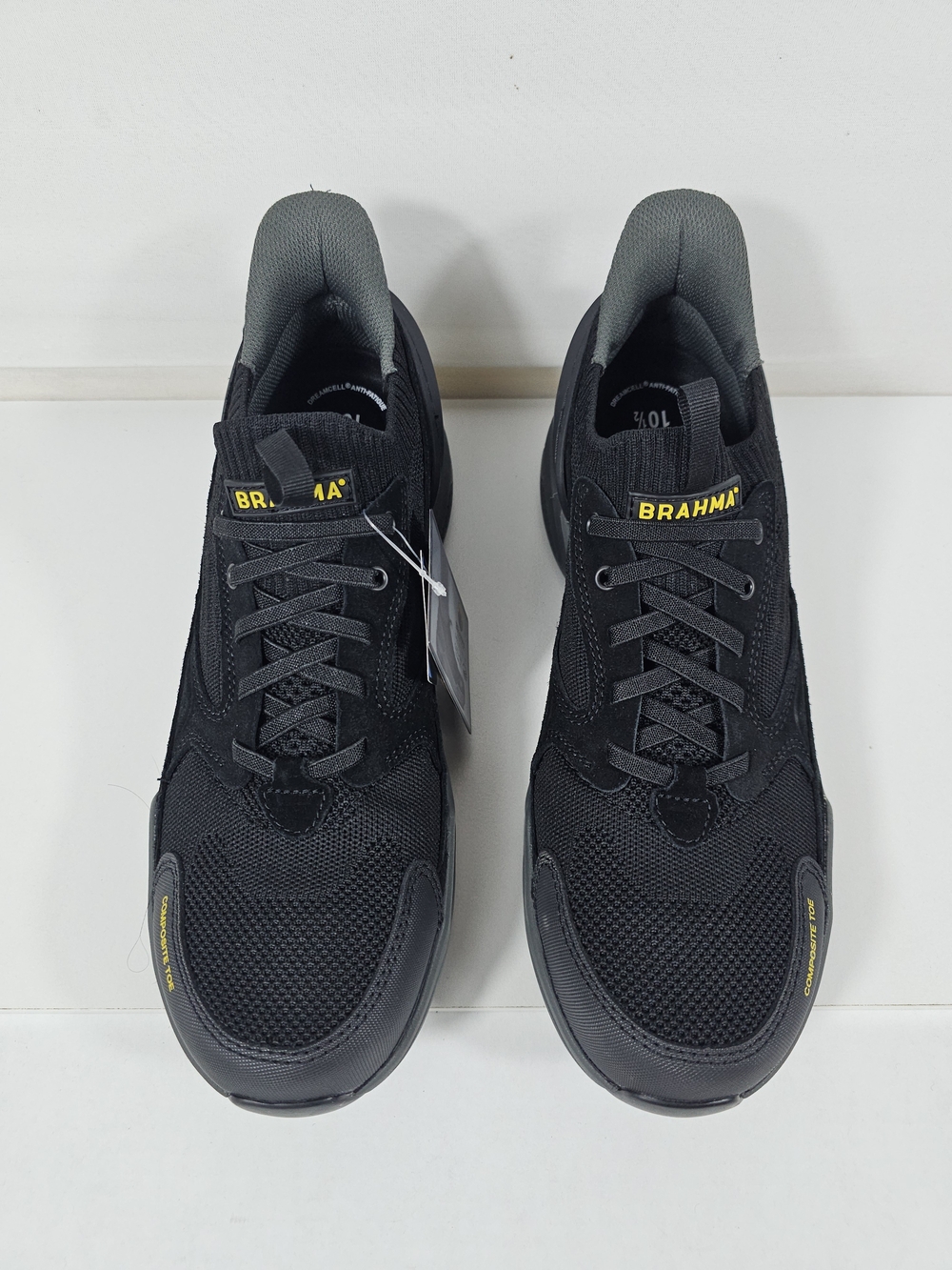 Brahma Coil On Composite Toe Work Shoes Black Men’s Size 10.5 NIB NWT